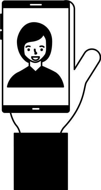 手拿手机的女人照片图片下载