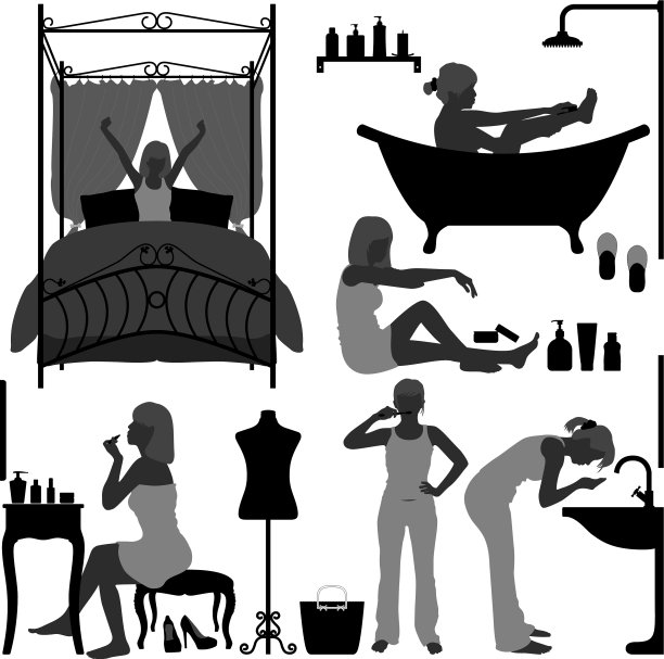 女人每天例行公事早上一套女人每天图片下载