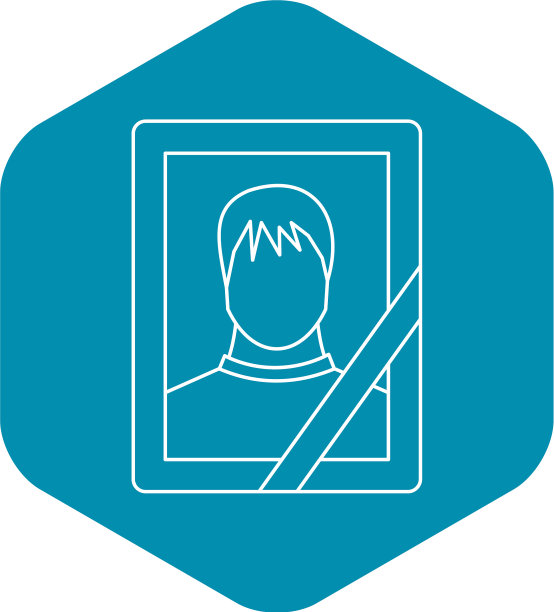 记忆肖像图标轮廓样式图片下载