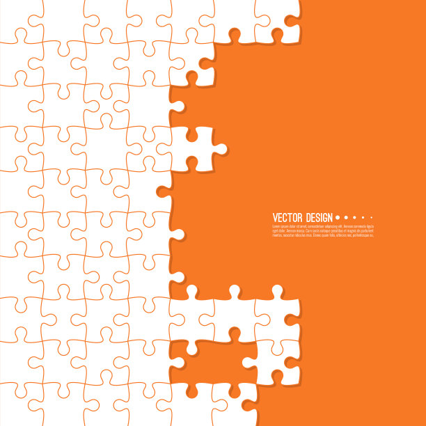 抽象色彩背景做成拼图图片下载