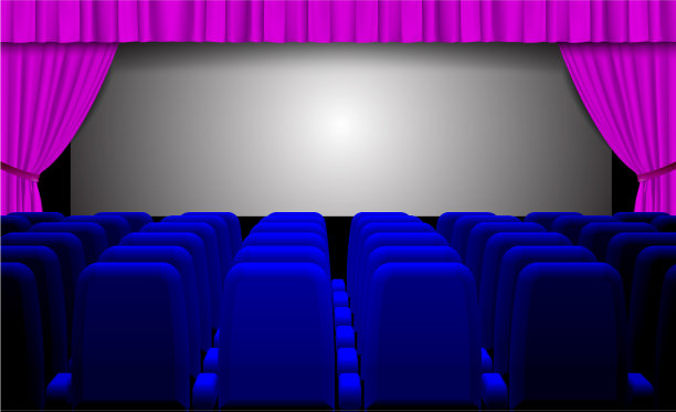 为电影行业的电影元素图片下载