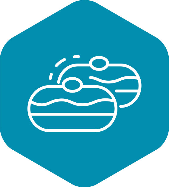 犹太面包房图标轮廓风格图片下载