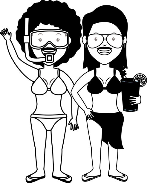 夏天人们图片下载