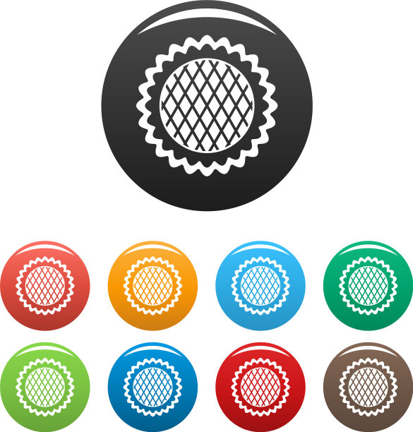 花蛋糕图标设置颜色图片下载