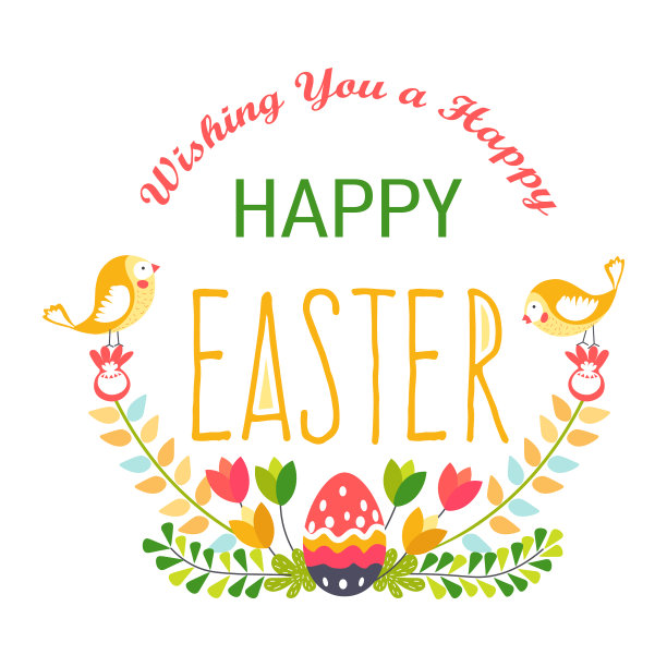 复活节快乐孤立图标宗教节日蛋图片下载