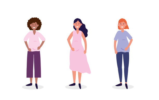 让可爱的女人怀孕的发型图片下载