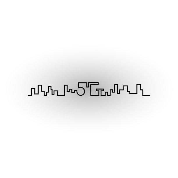 标志设计5g制作成一条与轮廓线图片下载
