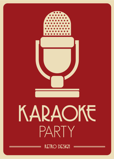 卡拉ok麦克风标志图片下载