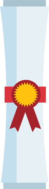 毕业证书孤立图标图片下载