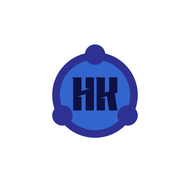 字母HK标志模板设计图片下载
