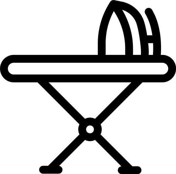 熨衣板图标轮廓风格图片下载