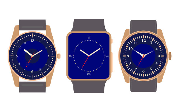 一套三块机械表图片下载