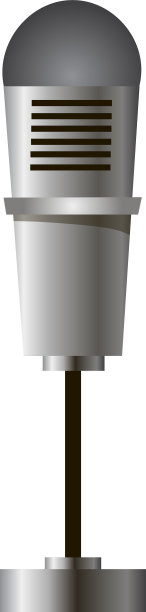 特写的一个独立舞台麦克风图片下载