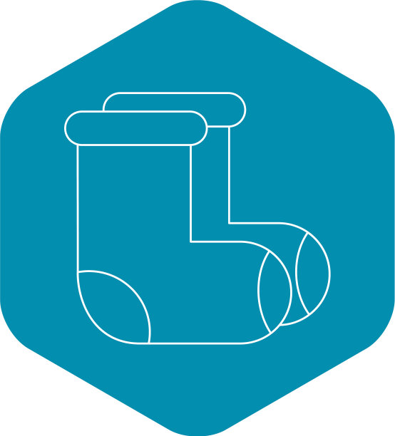 俄罗斯毡鞋图标轮廓风格图片下载