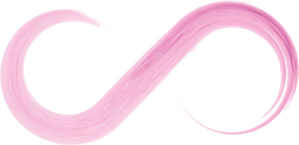 紫色无限符号图标手绘水彩图片下载