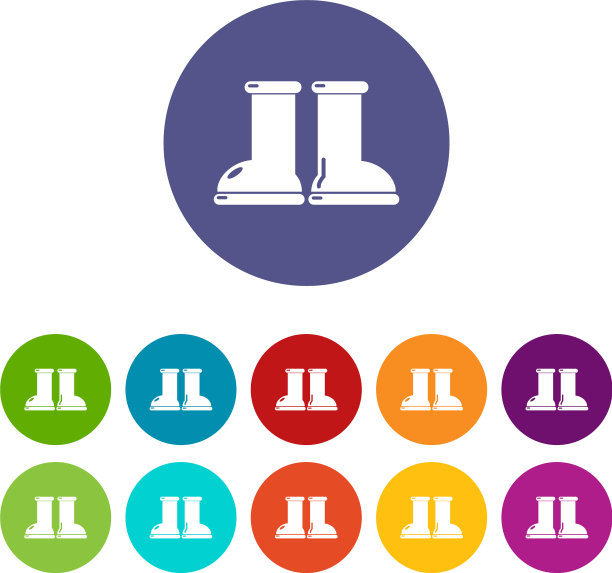 橡胶花园靴图标设置颜色图片下载