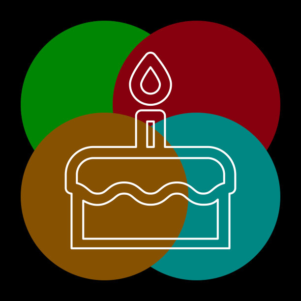 生日蛋糕的图标图片下载