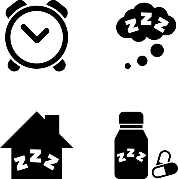 时间睡眠催眠简单相关图标图片下载