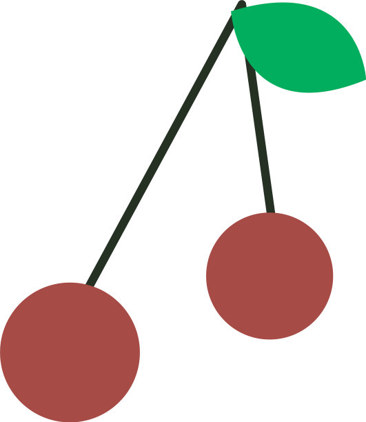 樱桃的颜色简单图片下载