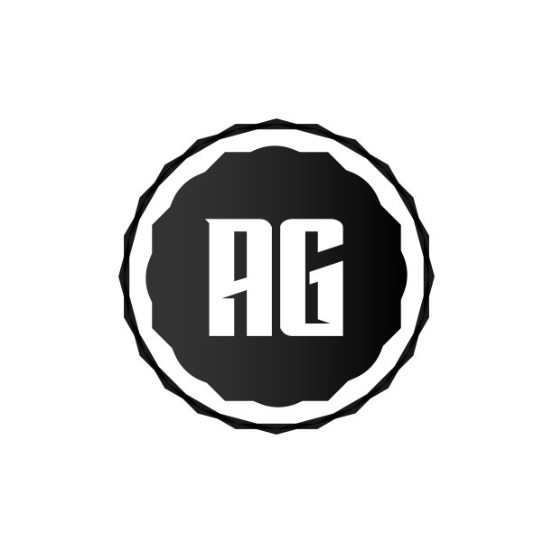 首字母AG标志模板设计图片下载