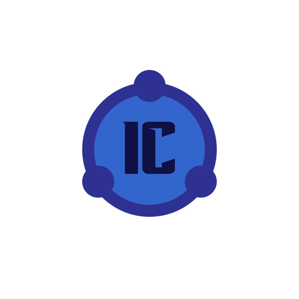 IC首字母Logo模板设计图片下载
