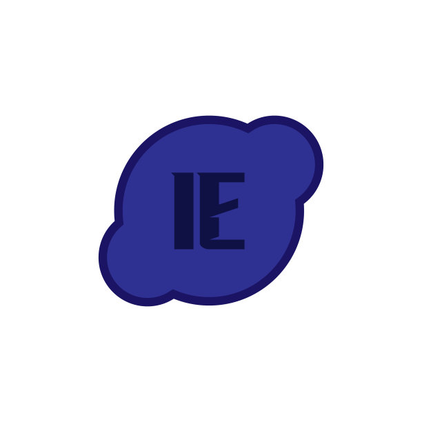 字母IE logo模板设计图片下载