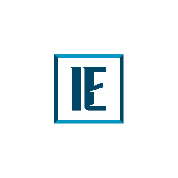 字母IE logo模板设计图片下载
