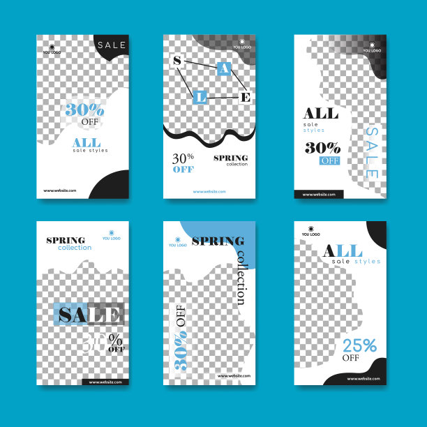 时尚贴模板社交媒体横幅图片下载