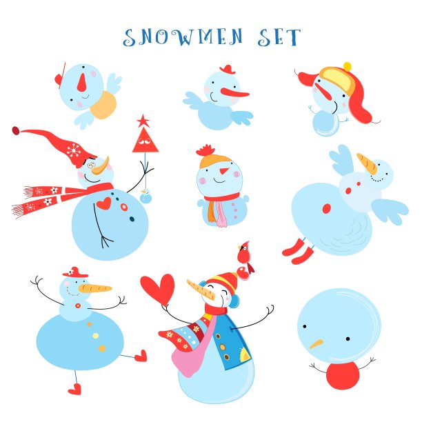 收藏的雪人图片下载