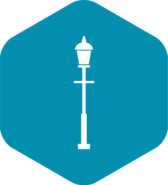 灯笼图标简约风格图片下载