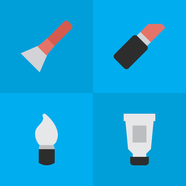 一套简单的时尚图标图片下载