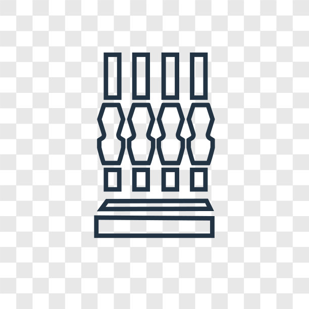 吸引力概念线性图标孤立上图片下载