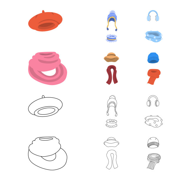 设计服装和纹理标志套的图片下载