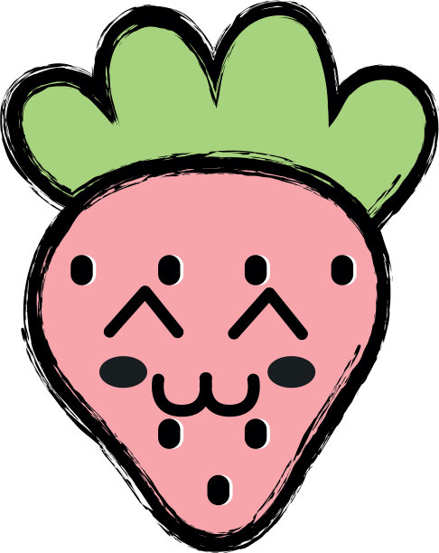 可爱可爱的草莓果图片下载