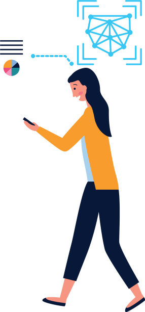 女人的脸扫描图片下载