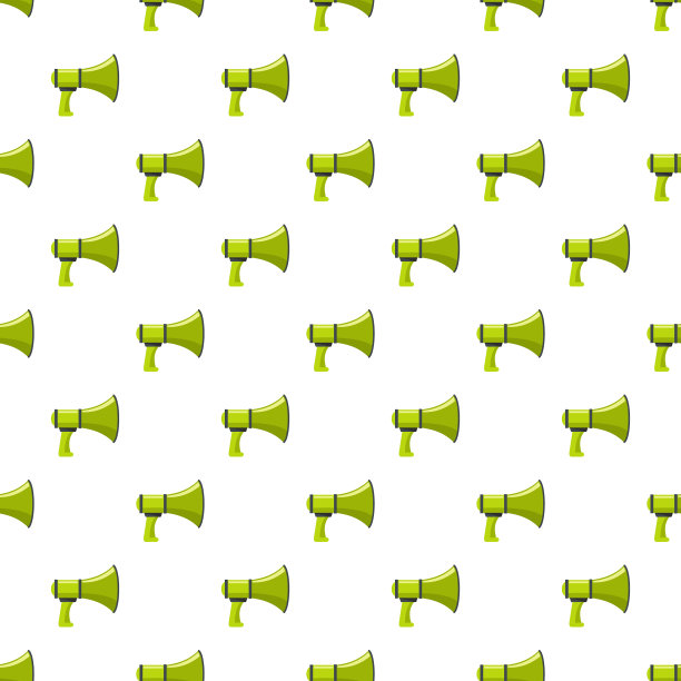 声音扩音器图标卡通风格图片下载