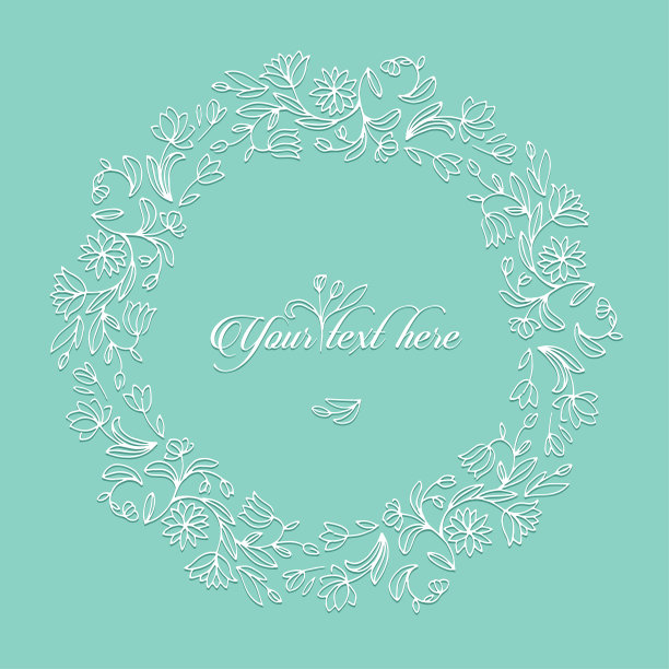 一套金奖桂冠花环和树枝上图片下载