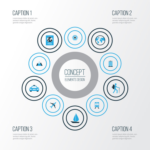探索彩色图标集合图片下载