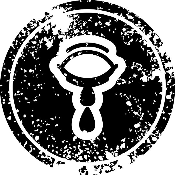 哭泣的眼睛痛苦的图标图片下载