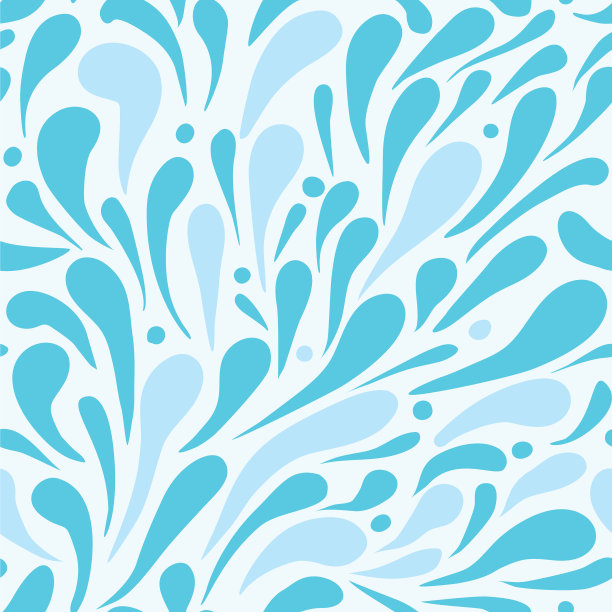 程式化的水喷图案刷图片下载