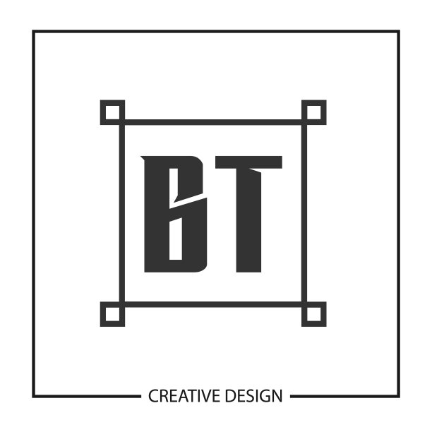字母BT logo设计模板图片下载