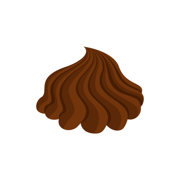 巧克力奶油和卷曲的棕色图片下载