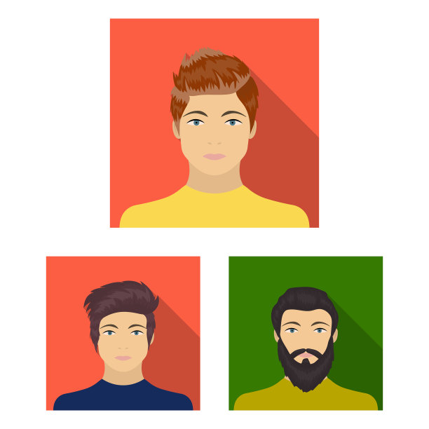 阿凡达和面平图标集合为图片下载