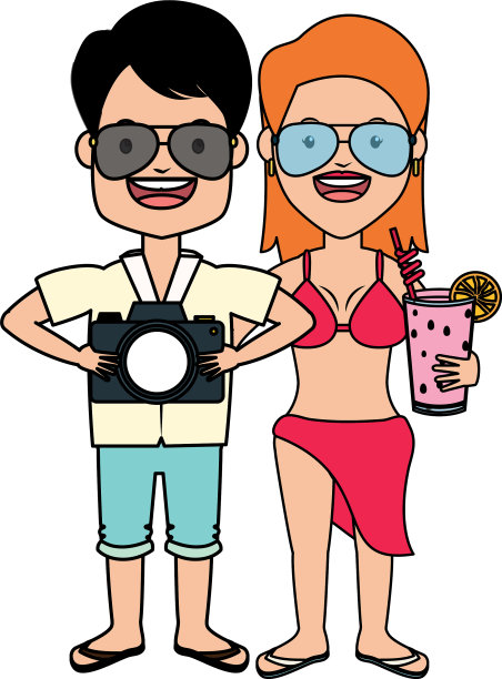 夏天人们图片下载