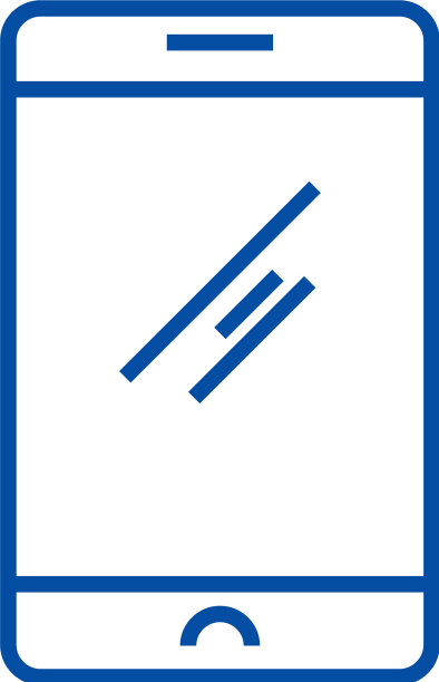 经典的智能手机产品线图标概念经典图片下载