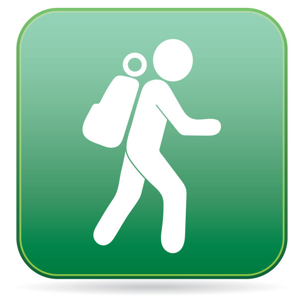 徒步旅行图标图片下载