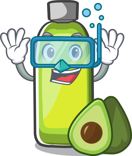 鱼跃鳄梨油放在字表上图片下载