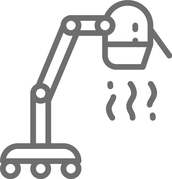 固定风帽，吹风机，理发工具线图标图片下载