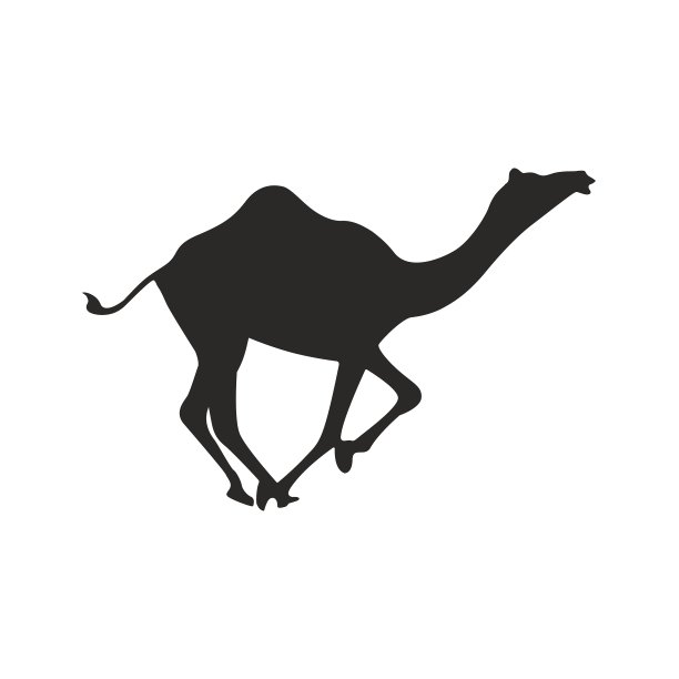 骆驼轮廓图片下载