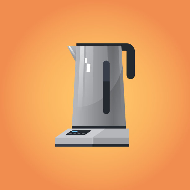 电水壶是厨房设备的图标图片下载